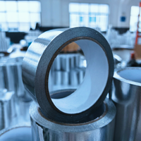 Ruban adhésif en aluminium argenté pour réparation de tuyaux, isolation thermique