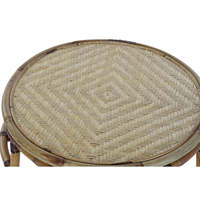 Table auxiliaire en rotin et bambou 60x60x42 Naturel