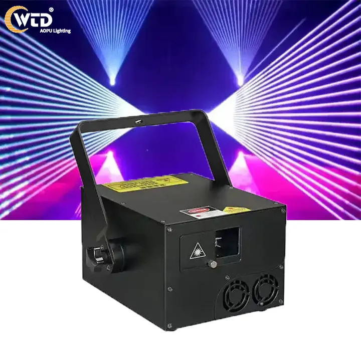 AOPU Schlussverkauf 2 w 3 w 5 w Rgb Dmx Animation 3d-Laserprojektor Laserlicht für Konzertnacht Bühne Club-Show