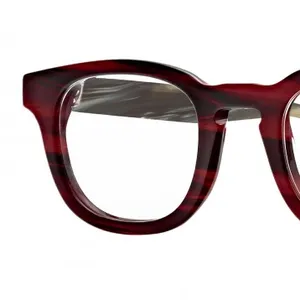 แว่นตากรอบใสแฟชั่นระดับไฮเอนด์,แว่นตาทรงสี่เหลี่ยมแบบอะลูมิเนียมใสสำหรับทุกเพศ