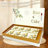 Caja de Regalo Portátil de Cartón Blanco con Tapa, Estructura de Cartón, para Repostería de Alta Gama