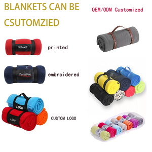 Bán Buôn Biểu Tượng Tùy Chỉnh In Hai Bên Bàn Chải Màu Sắc Rắn Khuyến Mãi Xách Tay Cực Lông Cừu Chăn - Product Image 4