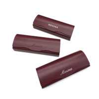 Étui à lunettes pliable en cuir PU magnétique, étui rigide pour lunettes, boîte de rangement pliable unisexe