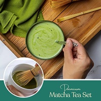 Kit de Démarrage Thé Matcha Écologique Marque ZY avec Fouet Chasen en Bambou Design Moderne pour Usage en Café