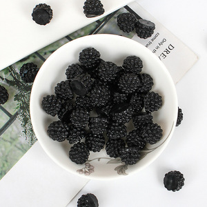 1.2cm PVC realistic mulberry model accessories DIY fruit toys butter glue craft <b>slime</b> material - Product Image 2