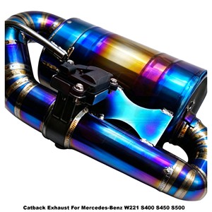 Vortex Manufacturer-Direct Gradient-Ti Piping Kit For Mercedes-Benz W221 S400 S450 S500 Assembly - Product Image 5