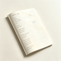 Carnet personnalisé écologique haut de gamme, agenda de bureau durable, bloc-notes OEM pour réunions d'affaires