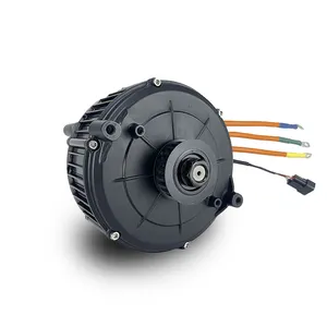 QS MOTOR 165 5000W PMSM dengan katrol, untuk sepeda Sur-Ron