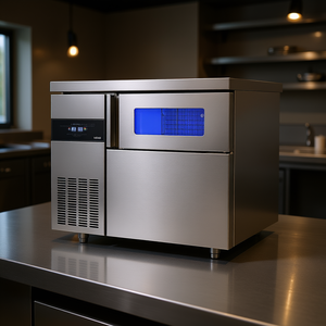 Machine à glaçons Vevor 220 lb/24h en acier inoxydable, équipement de cuisine commerciale pour comptoir - Product Image 2