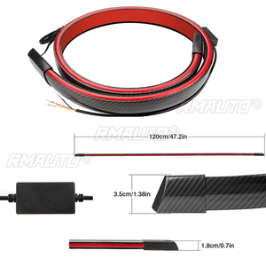สปอยเลอร์ LED 1.2 เมตร แบบไม่ต้องเจาะ สำหรับติดตั้งท้ายรถยนต์ สปอยเลอร์หลังคาท้ายรถยนต์อเนกประสงค์ อะไหล่ตกแต่งภายนอกรถยนต์ พร้อมไฟเลี้ยวและไฟเบรก - Product Image 4