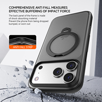 Coque magnétique pivotante Q8 pour iPhone 18 Pro Max, protection anti-chute pour iPhone 17 Pro Max LZ199
