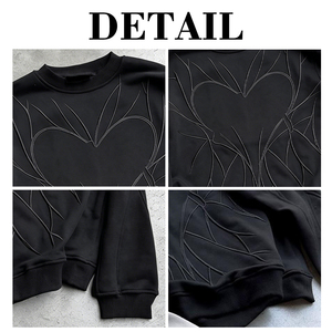 Hoodies personnalisés, hoodies chauds style streetwear, broderie 3D, tricot surdimensionné, épaules tombantes, laine douce, logo personnalisé - Product Image 6