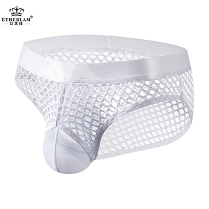 Qingya alta qualità da <span class=keywords><strong>uomo</strong></span> in seta di ghiaccio trasparente perizoma intimo Sexy a vita bassa da <span class=keywords><strong>uomo</strong></span> - Product Image 3