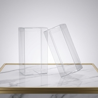 Kailiou Boîte d'emballage en plastique pliable avec serrure, en PVC haute transparence 0,3-0,5 mm, populaire pour la protection des modèles de voitures, recyclable