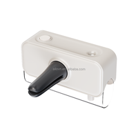 AILOVN Purificateur d'air automatique de luxe pour voiture, diffuseur d'huiles essentielles à capteur de vibration monté sur grille d'aération, alimenté par USB, en plastique