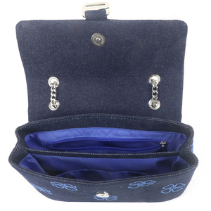 Bolso de Mano de Mezclilla para Mujer con Diseño de Logotipo Personalizado, Correa de Hombro con Cadena, Bolso de Hombro Bordado a la Moda - Product Image 6