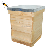 Kit complet de ruche à abeilles nationale, ruche britannique, nouvelle en sapin de Chine 20mm, garantie 1 an