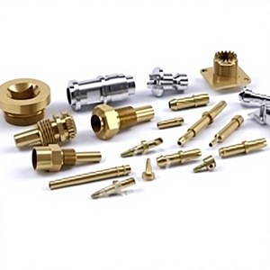 Pièces métalliques en laiton usinées CNC, composants personnalisés de précision pour équipements industriels - Product Image 1