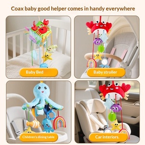 Pendentif en peluche pour poussette de bébé, hochets, clochette de lit de voiture, carillon éolien, ornement suspendu pour lit de bébé - Product Image 3