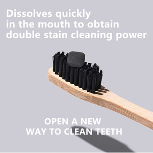 <span class=keywords><strong>Dentifricio</strong></span> Solido OEM da Viaggio, Compresse Masticabili al Carbone e Menta per lo Sbiancamento dei Denti, 30/60 Pezzi Senza Plastica - Product Image 3