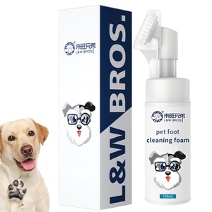 Shampooing en mousse de nettoyage des pattes pour animaux de compagnie pour chiens chats - Product Image 1