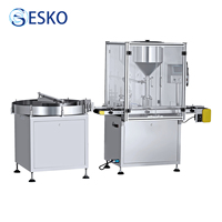 Usine d'embouteillage servo-électrique ESKO pour sauce tomate, pâte de piment, confiture, miel, mayonnaise, 100-5000 ml, avec buses anti-goutte