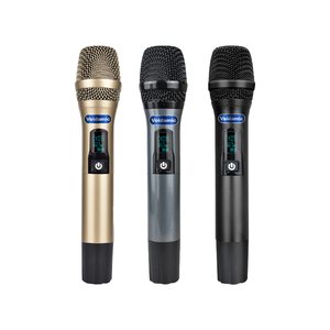 Sistema de micrófono inalámbrico UHF dual profesional VK6000 Veida KTV para karaoke - Product Image 4