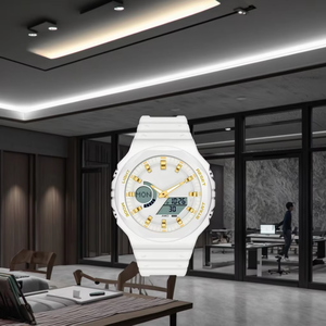 Reloj Deportivo Digital Analógico Ga2100 con Logotipo Personalizado, Correa de Acrílico, Caja de Goma, Cronógrafo, Resistencia al Agua de 20 BAR - Product Image 2