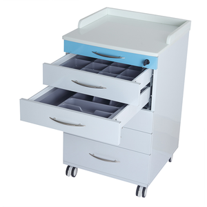 Meubles médicaux pour clinique dentaire, armoire dentaire pour dentiste avec deux plateaux séparateurs en ABS - Product Image 1