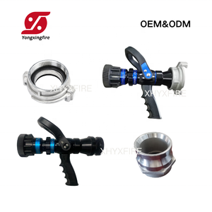 XHYXFire Lance d'incendie 475 LPM, 7 bars, poignée pistolet réglable, jet d'eau avec différentes débits QLD6.0/8III-B, pression maximale 16 bars - Product Image 4