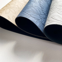 Haute Qualité De Luxe Rectangle Style Chinois PU Tapis De Table En Cuir Étanche Napperons Bordés D'huile pour Cuisine À Manger