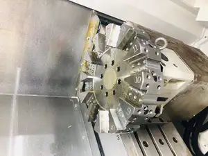 Máquina de torno CNC de alta precisão com ferramentas de gang X4540 para metal resistente