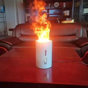 Tazón de fuente de fuego eléctrico portátil, quemador de agua 3D de mesa pequeña, <span class=keywords><strong>chimenea</strong></span> para hoteles, pantalla LED - Product Image 1