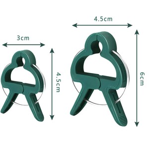 10 Clips de Jardinería de PP, Clip de Soporte para Plantas con Resorte para Tomate y <span class=keywords><strong>Phalaenopsis</strong></span>, Herramienta Reutilizable para Jardín de Balcón o Terraza - Product Image 2