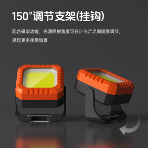 Multifunctional <b>Led</b> <b>Work</b> Lamp With Digital Display Magnetic Adsorption Usb Charging Camping <b>Light</b> Ip65 Dimmable - Product Image 4