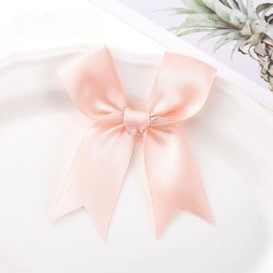50Pcs/Pack Pink Premium Satin Ribbon <b>Bows</b> - 3.3 Inch <b>Large</b> Size Craft <b>Bows</b> for Gift Wrapping Wedding Decor Sewing & DIY Crafts - Product Image 4