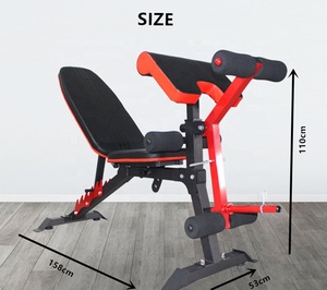 Đa Chức Năng Thiết Bị Tập Thể Dục Preacher Curl Isolated Barbell Quả Tạ Có Thể Điều Chỉnh Nghiêng Giảm Trọng Lượng Băng Ghế Dự Bị - Product Image 2