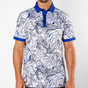 Polo de Golf Técnico UPF 50+ con Efecto Refrigerante, Antiolor, Transpirable y de Alto Rendimiento para Hombre, para el Campo de Verano - Product Image 3