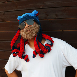<span class=keywords><strong>Gorro</strong></span> Unisex <span class=keywords><strong>de</strong></span> ganchillo a prueba <span class=keywords><strong>de</strong></span> viento, gorrito <span class=keywords><strong>de</strong></span> <span class=keywords><strong>punto</strong></span> Cthulhu, mascarilla <span class=keywords><strong>de</strong></span> esquí, <span class=keywords><strong>gorro</strong></span> <span class=keywords><strong>de</strong></span> <span class=keywords><strong>punto</strong></span> <span class=keywords><strong>de</strong></span> pulpo, ocho garras, <span class=keywords><strong>gorro</strong></span> <span class=keywords><strong>de</strong></span> <span class=keywords><strong>lana</strong></span> cálido <span class=keywords><strong>de</strong></span> pez, venta al por mayor - Product Image 4