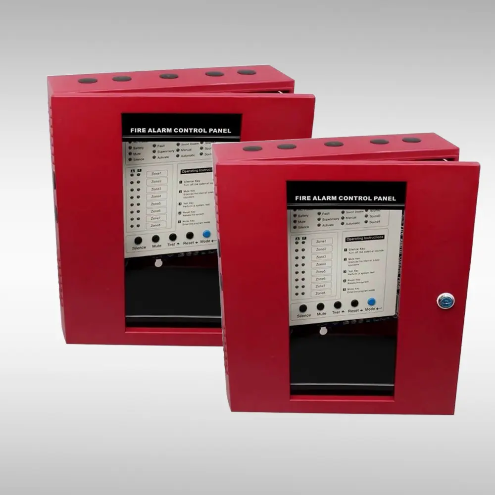 Factory Wholesale 4 8 16 Zone Fire Alarm Panel Manual Call Point Fire Alarm System Conventional Control Panel