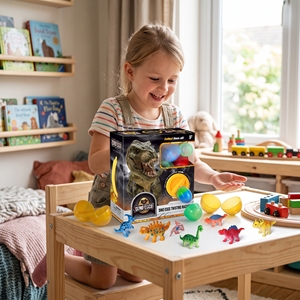 Máquina de Gashapon para Niños, Caja <span class=keywords><strong>Sorpresa</strong></span> Misteriosa con Dinosaurios, Mascotas Oceánicas, Coches de Juguete Fundidos a Presión y Juguetes de Cápsula <span class=keywords><strong>Sorpresa</strong></span> - Product Image 1