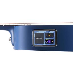 Guitarra acústica de fibra de carbono para adultos y adolescentes, instrumento con sintonizador para grabar, Beat, <span class=keywords><strong>LAVA</strong></span> <span class=keywords><strong>TOUCH</strong></span>, color azul - Product Image 2