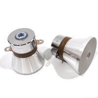 PZT4 PZT8 60w 100w Piezo transduser ultrasonik 20khz konverter untuk mesin pembersih