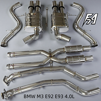 Système d'échappement haute performance pour BMW M3 E92 E93 V8 Coupé 2009-2013, tuyau d'échappement intermédiaire, soupape d'échappement électronique, silencieux