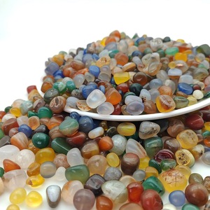 Colorful Chinese Design Agate Gravel Irregular Flower <strong>Pot</strong> Pavement Rain Stone <strong>Fish</strong> Tank Buddha Repair Manza - Product Image 4