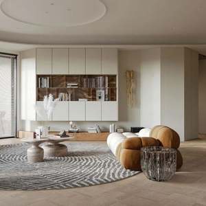 Meubles de cuisine modernes minimalistes de luxe sur mesure, design de la maison entière, meubles de chambre à coucher avec dimensions personnalisées pour les hôtels et les villas - Product Image 5