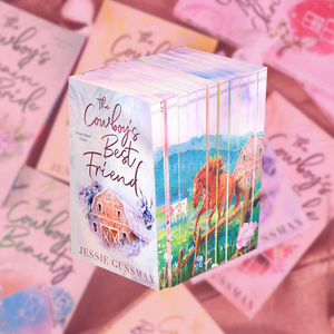 Libro de Cuentos Personalizado a Todo Color con Tapa Blanda, Impresión en Cartón y Papel Offset, Juego de Libros con Patrón de Borde Continuo - Product Image 1