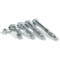 Molly Bolts – Chevilles d'expansion pour murs creux, robustes, en métal, pour cloisons sèches, fixations pour murs creux, chevilles d'expansion