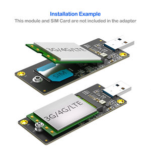 محول NGFF Key-B <span class=keywords><strong>M</strong></span>.2 إلى USB 3.0 مع فتحة SIM لوحدات 3G/4G/LTE متوافق مع أجهزة الكمبيوتر المحمولة/المكتبية مصنوع من مادة PCB متوفر في المخزون - Product Image 4