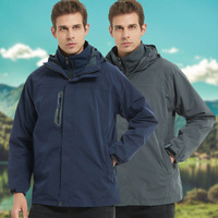 Chaqueta de Trabajo Vintage para Hombre, Talla Grande, Estilo Safari, Chaqueta de Invierno con Forro Polar, Cortavientos con Forro Polar Suave y Cálido